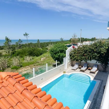 Trueby's Tapada - Amazing With Pool & Ocean View By Silver Prop Назаре